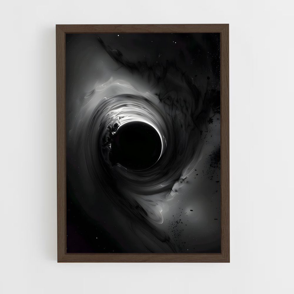 Poster Voyage dans le Néant – affiche Trou Noir (vue 5)